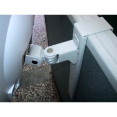 Mini Swivel Arm Mountable on Partition for LCD Monitors